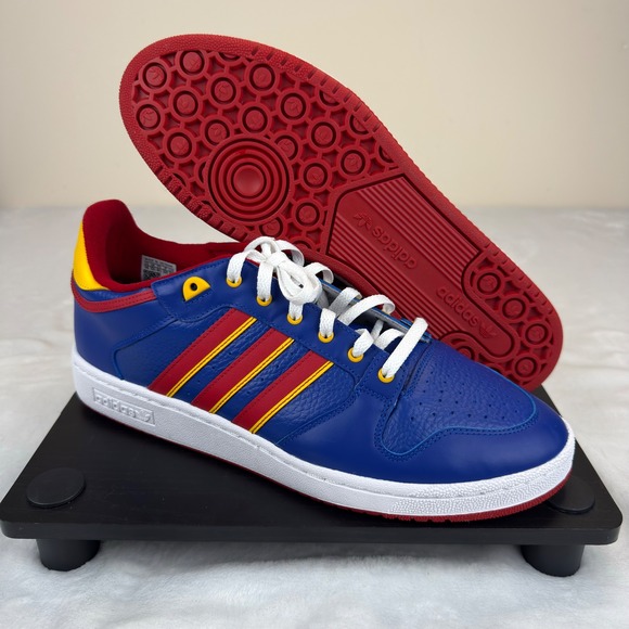 adidas Other - Adidas Centennial RM NCAA Kansas Jayhawks Blue Red Yellow IH5362 Mens 14 New